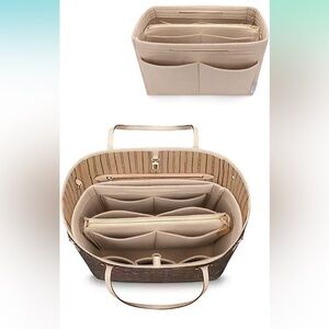 Beige Women's Bag Organizer